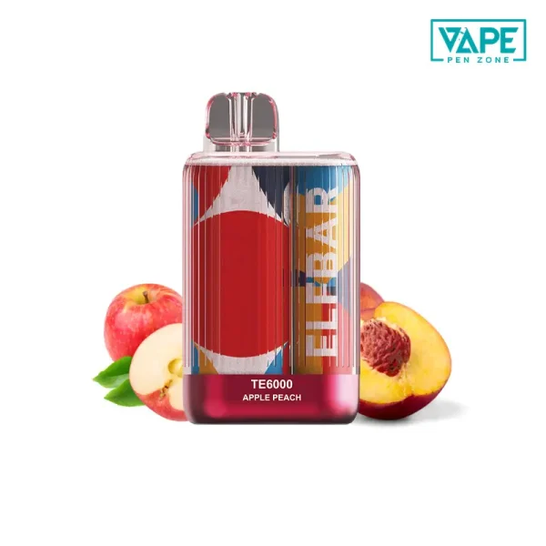 Apple Peach Elf Bar TE6000 Puffs