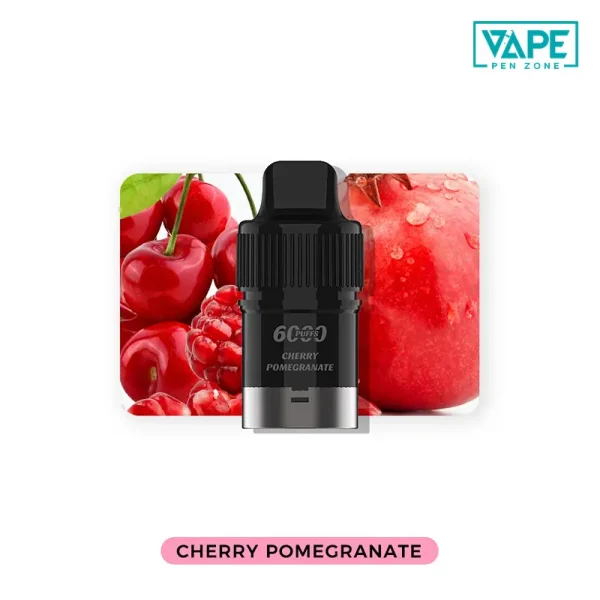 cherry pomegranate iget bar plus pod 6000 puffs