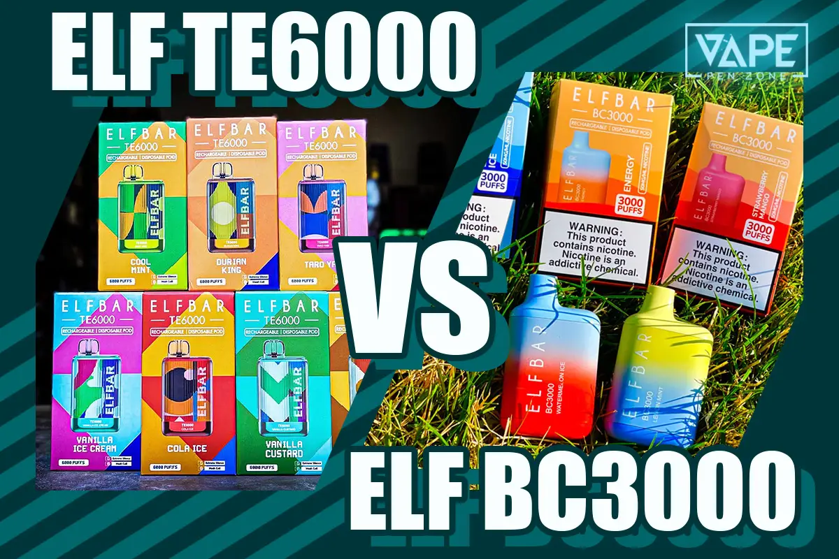 ElfBar BC3000 VS ElfBar TE6000