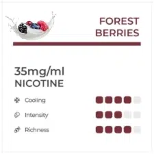 RELX flavours review forest berries