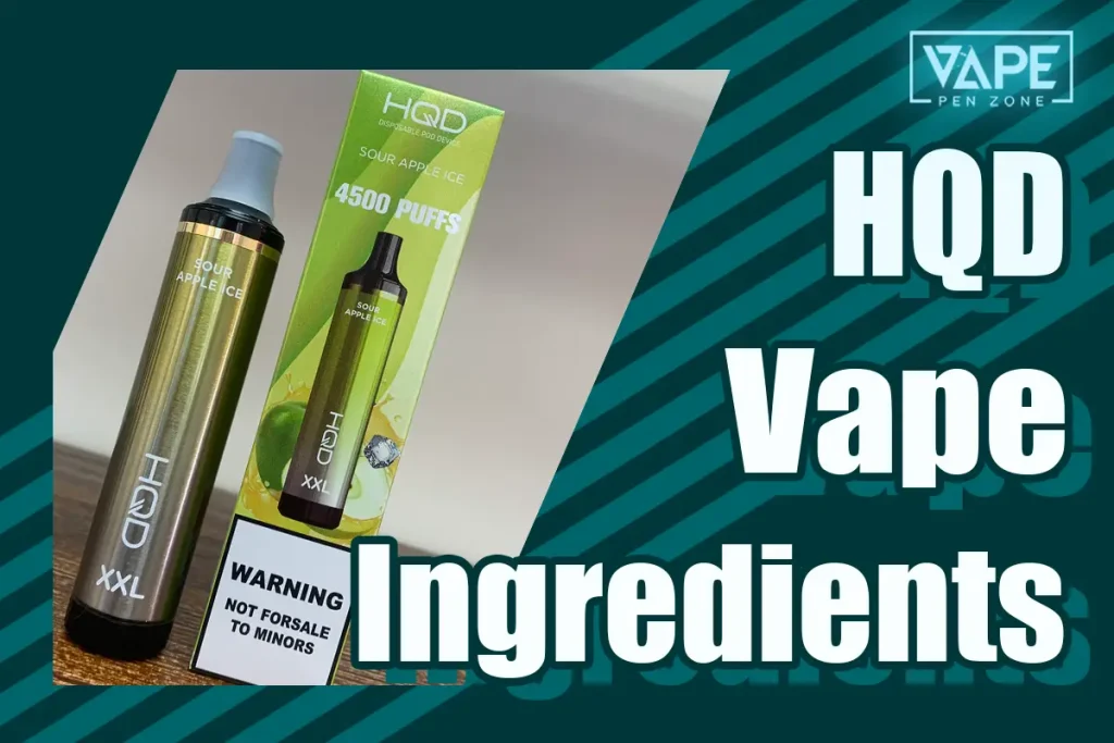 HQD Vape Ingredients Banner