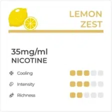 RELX flavours review lemon zest
