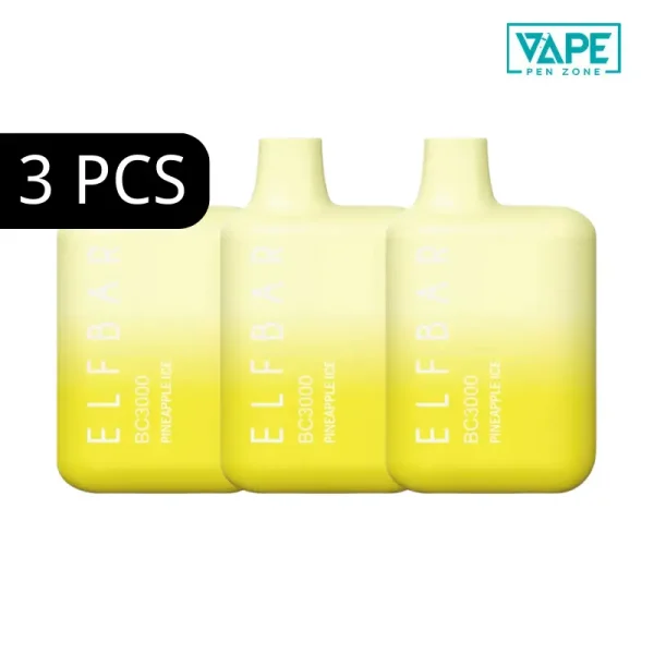 Pineapple Ice Elf Bar BC3000 Bundle 3PCS