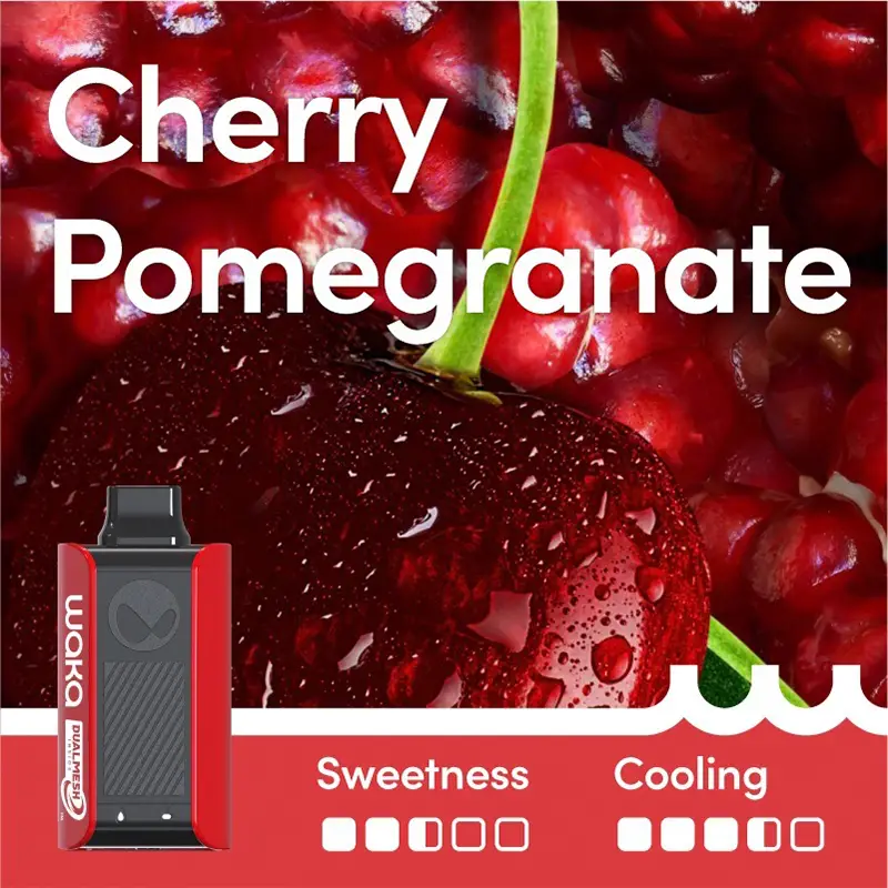 Cherry Pomegranate Flavour - WAKA soPro PA10000 Vape