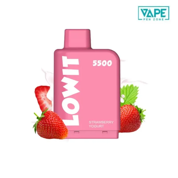 Strawberry Yogurt ELF BAR Lowit pod 5500 puffs